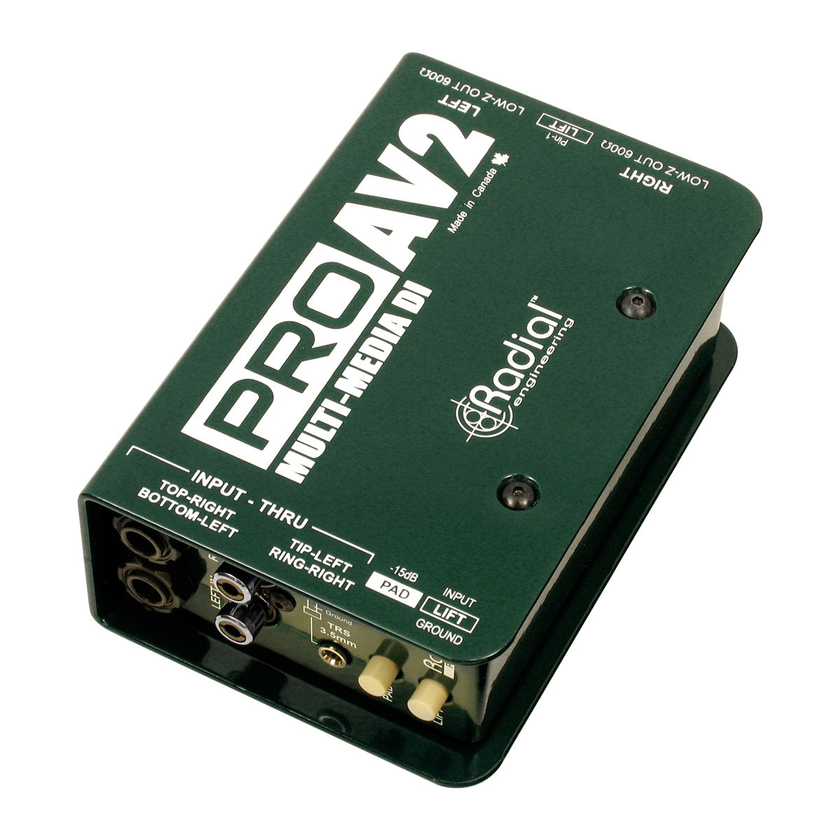 Radial ProAV2 Stereo Passive Multimedia Direct Box