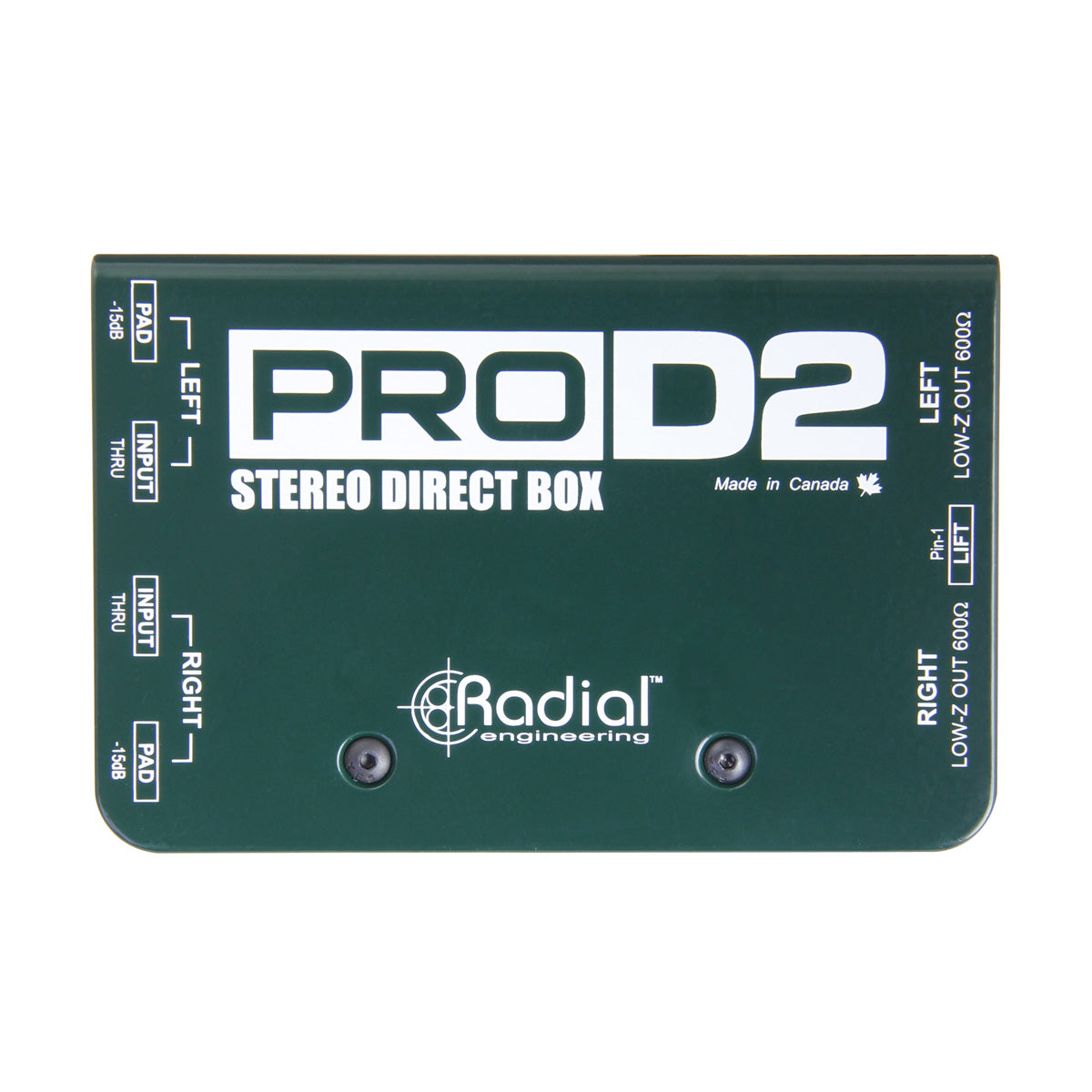 Radial ProD2 Stereo Passive DI Box