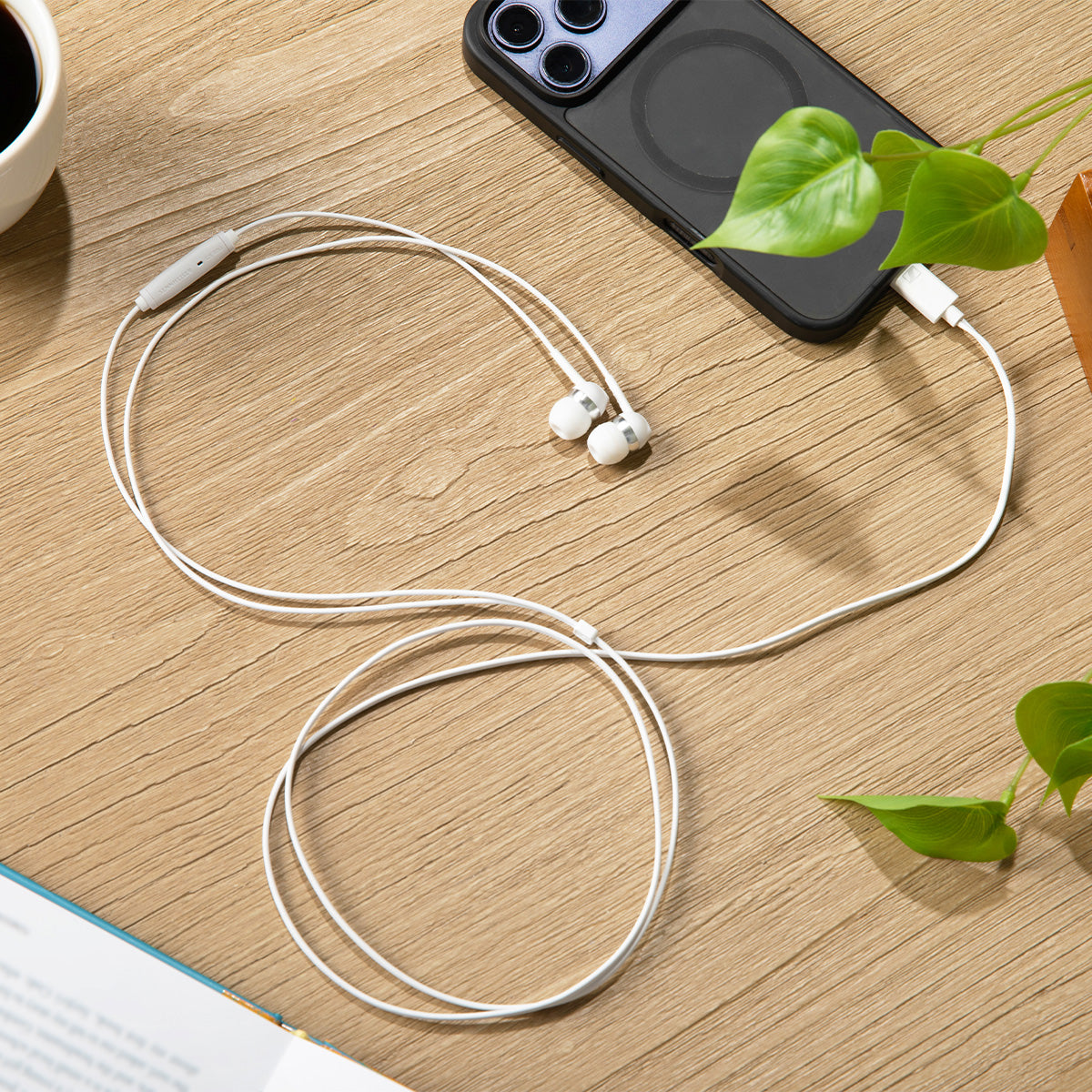 Sennheiser CX 80U – Wired In-ear Headphones with Digital Connectivity via USB C Plug, In-line One-Button Smart Remote for Calls and Music, Closed Earbuds for Noise Cancelling, White