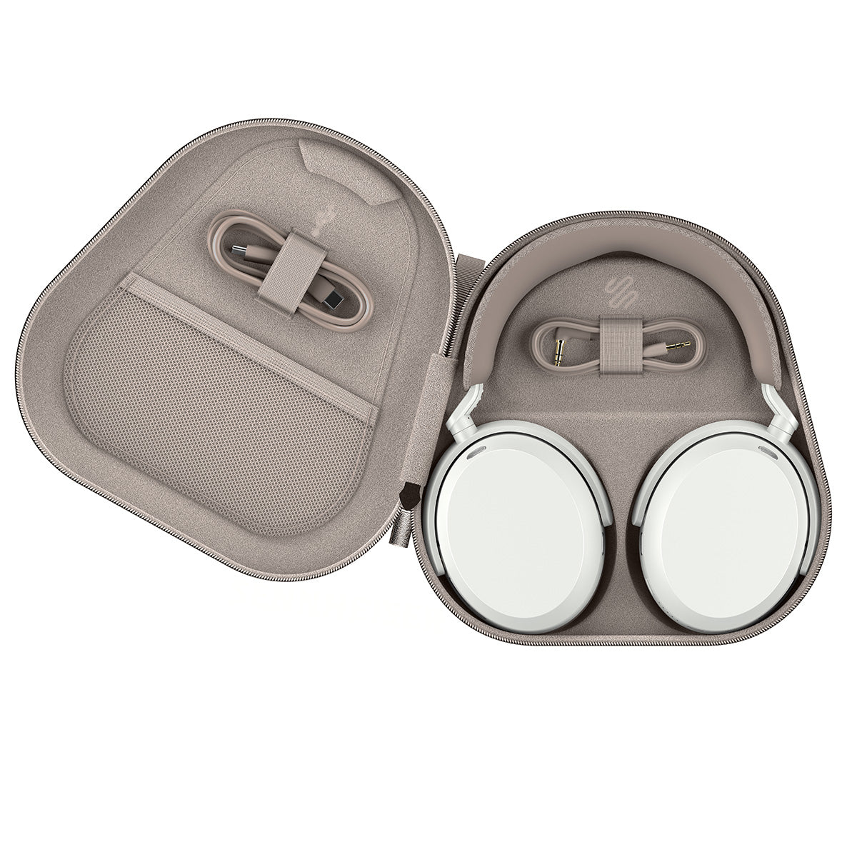 Sennheiser MOMENTUM 5 Wireless Noise Cancelling Bluetooth Headphones, 57-hour Battery, Lossless High Res Audio, 3D Dolby Atmos, Auracast, Portable Design with Slim Case, Clear Calls & Touch Controls, Cream