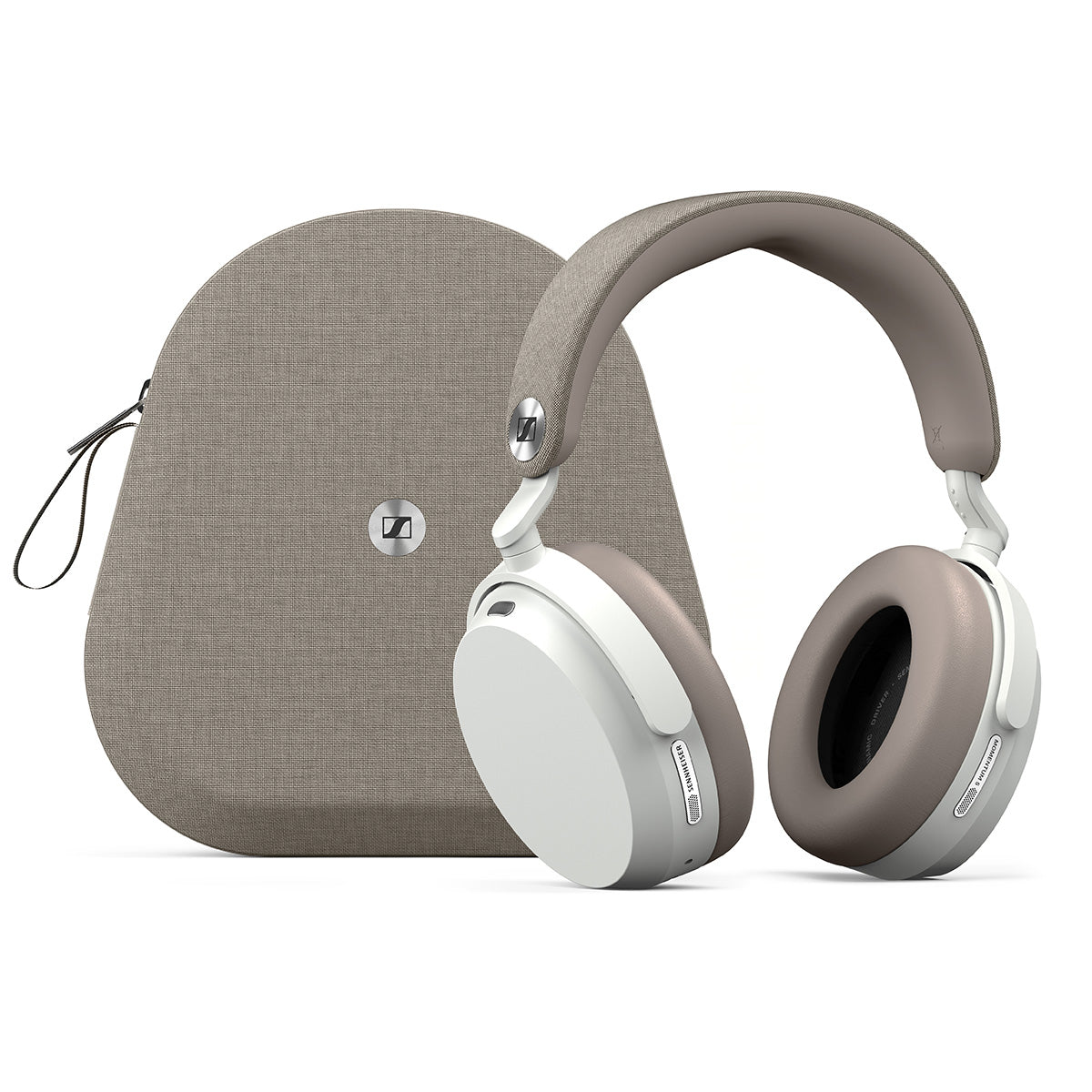 Sennheiser MOMENTUM 5 Wireless Noise Cancelling Bluetooth Headphones, 57-hour Battery, Lossless High Res Audio, 3D Dolby Atmos, Auracast, Portable Design with Slim Case, Clear Calls & Touch Controls, Cream