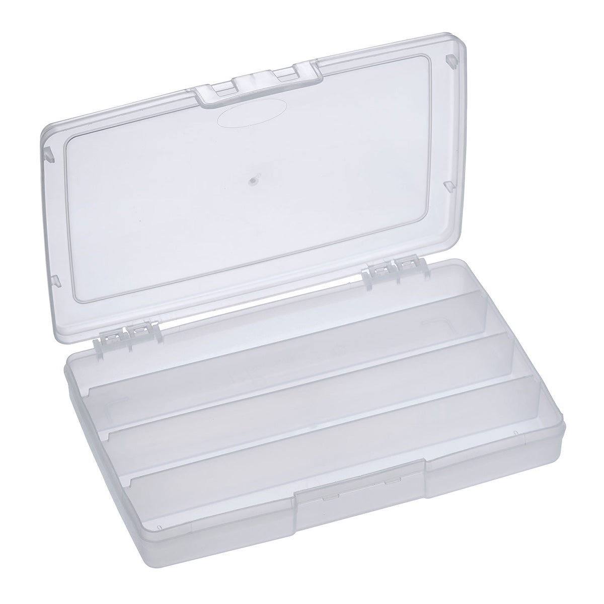 SP PAN 191/4C Transparent Polyp. Organiser Box 4 Compartments Fishing Cases