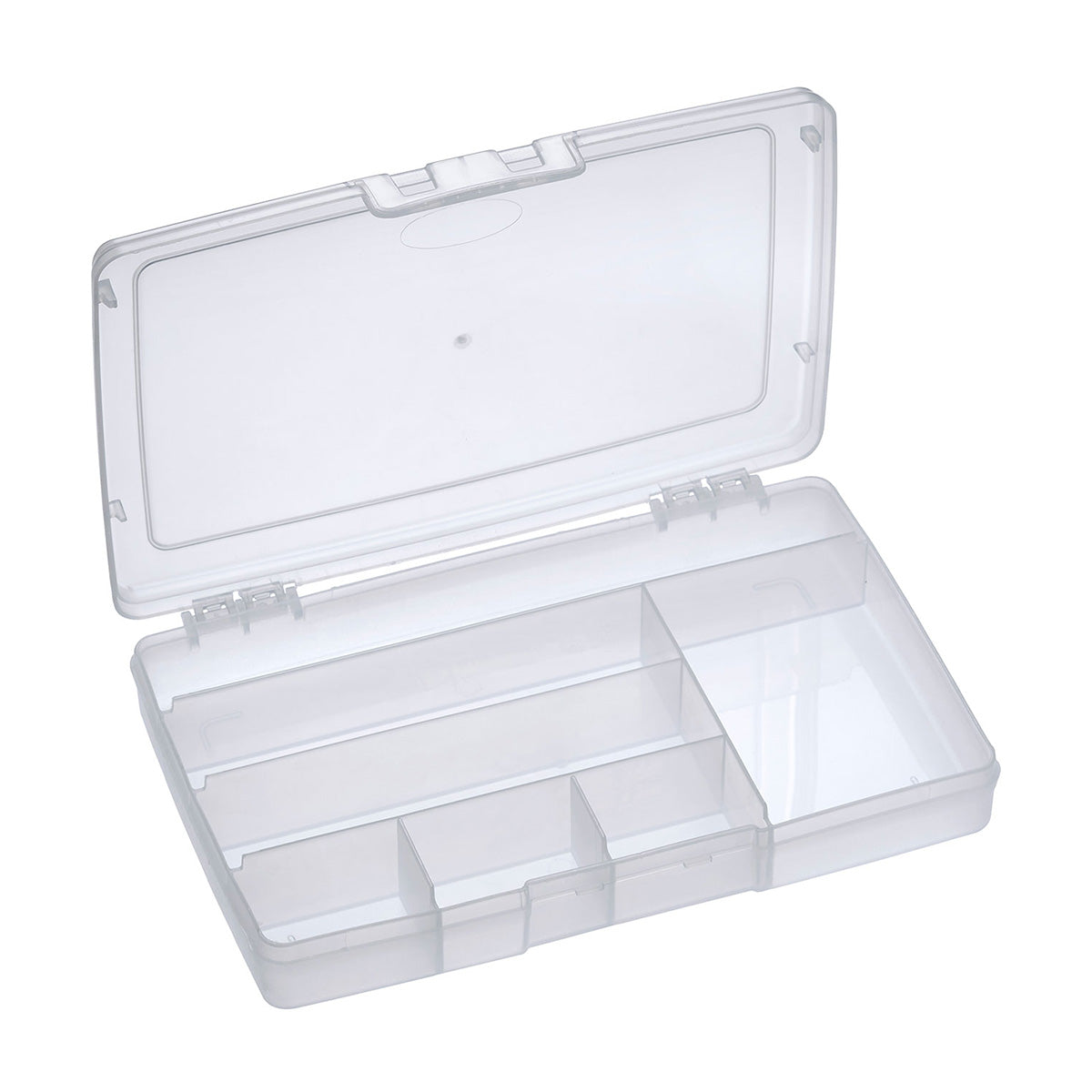 SP PAN 191/7C Transparent Polyp. Organiser Box 7 Compartments Fishing Cases