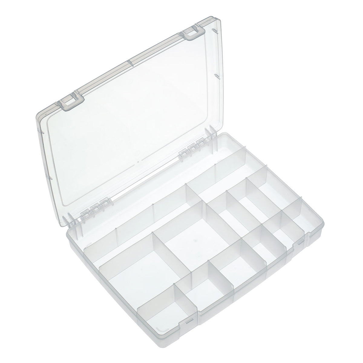SP PAN 192/14C Transparent Polyp. Organiser Box 14 Compartments Fishing Cases