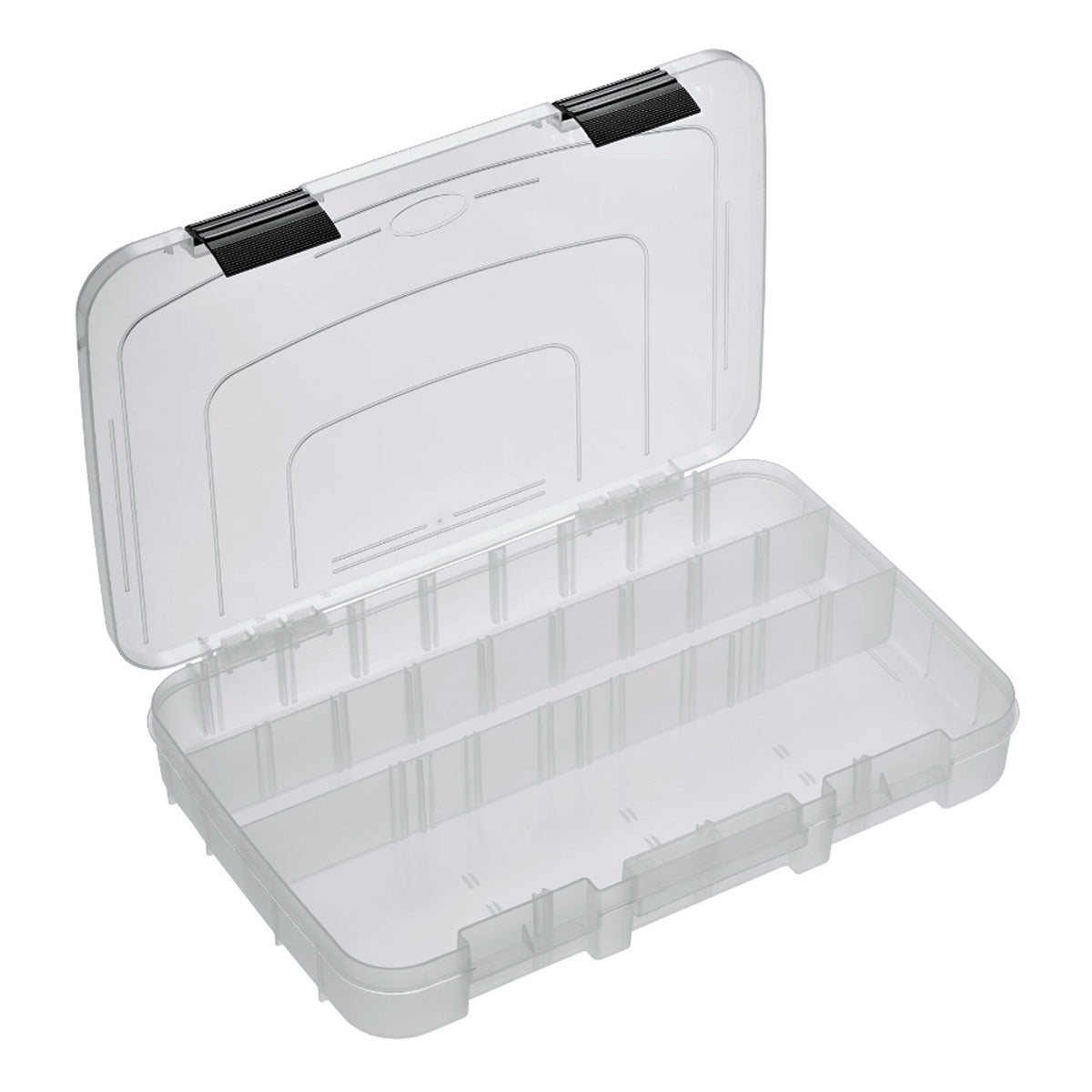 SP PAN 194 Transparent Polyp. Organiser Box Adjustable Compartments Fishing Cases