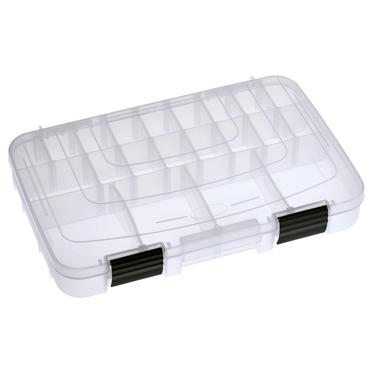 SP PAN 194 Transparent Polyp. Organiser Box Adjustable Compartments Fishing Cases
