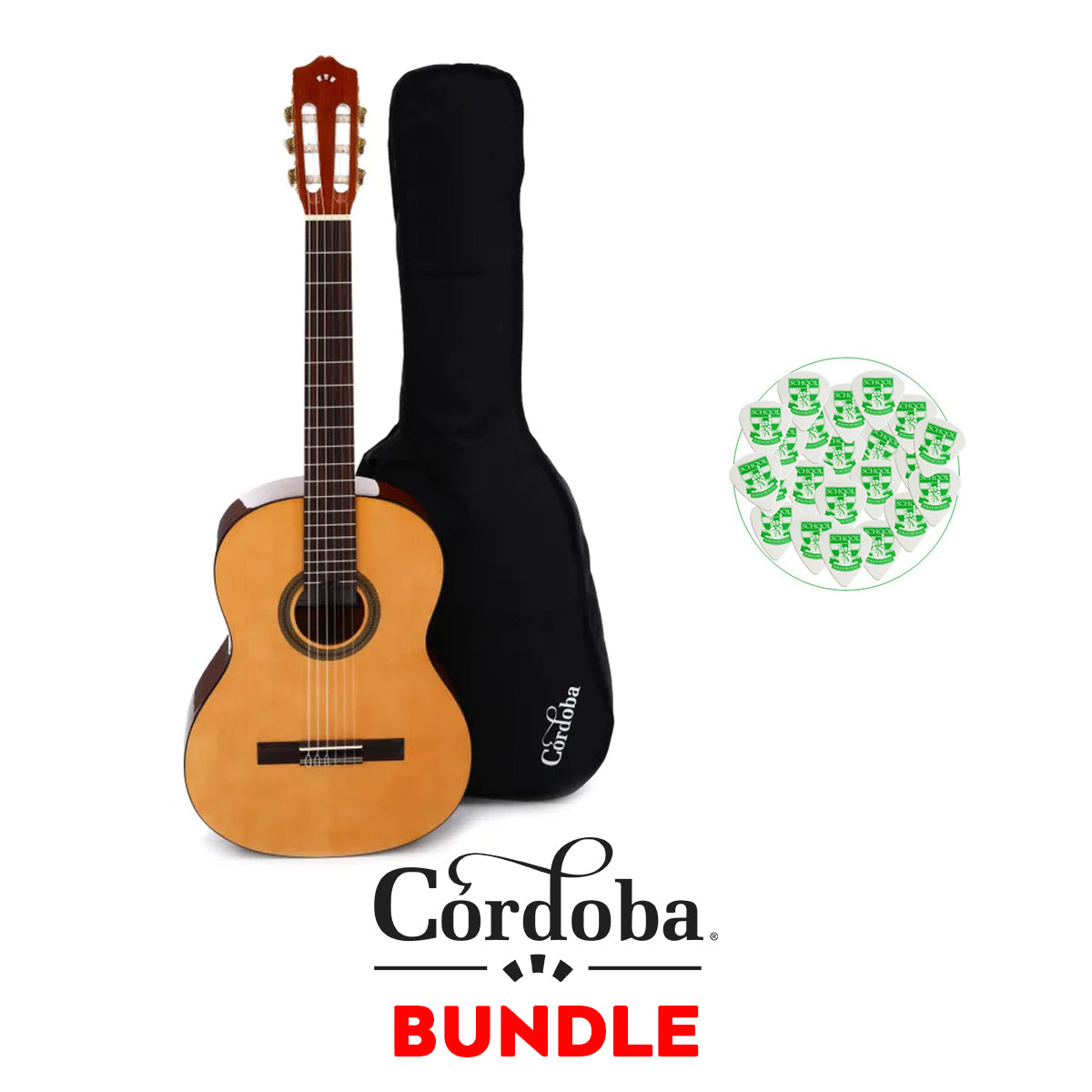 Cordoba Protege C1 Classical Guitar Bundle