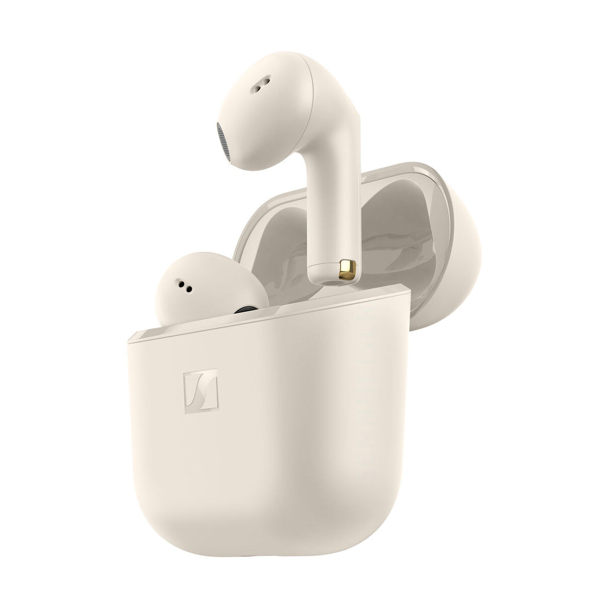 Sennheiser Accentum Open True Wireless Open-Ear Earbuds (Cream) Wireless Earbuds
