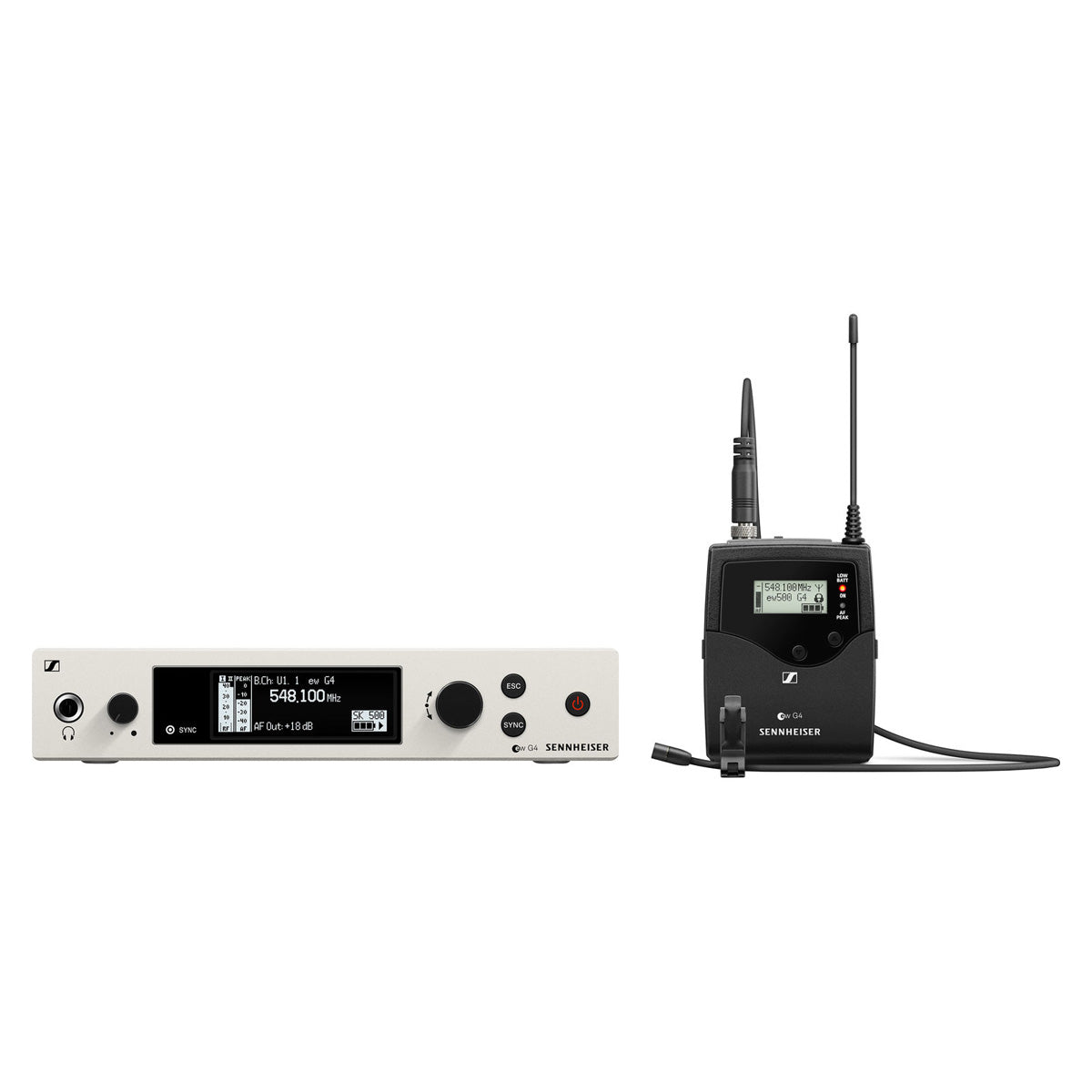 Sennheiser EW 500 G4-MKE2-BW Wireless Lavalier Set
