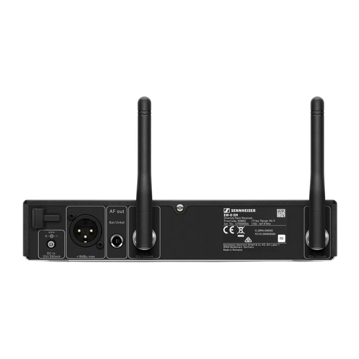 Sennheiser EW-D EM RF Receiver (606.2-662MHz) Wireless Receivers