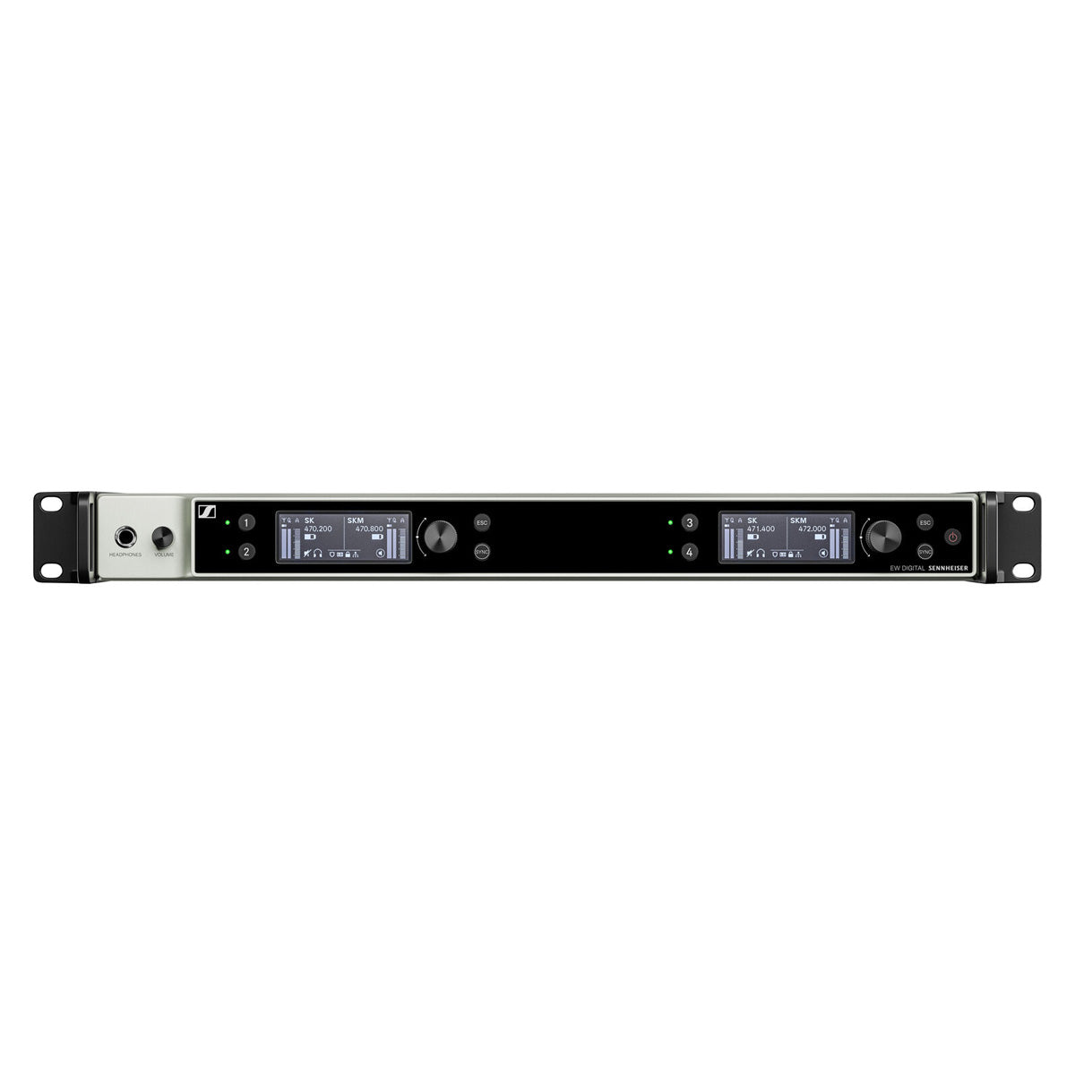 Sennheiser EW-DX EM 4 DANTE Four-Channel Digital Rackmount Receiver with Dante (S1-10)