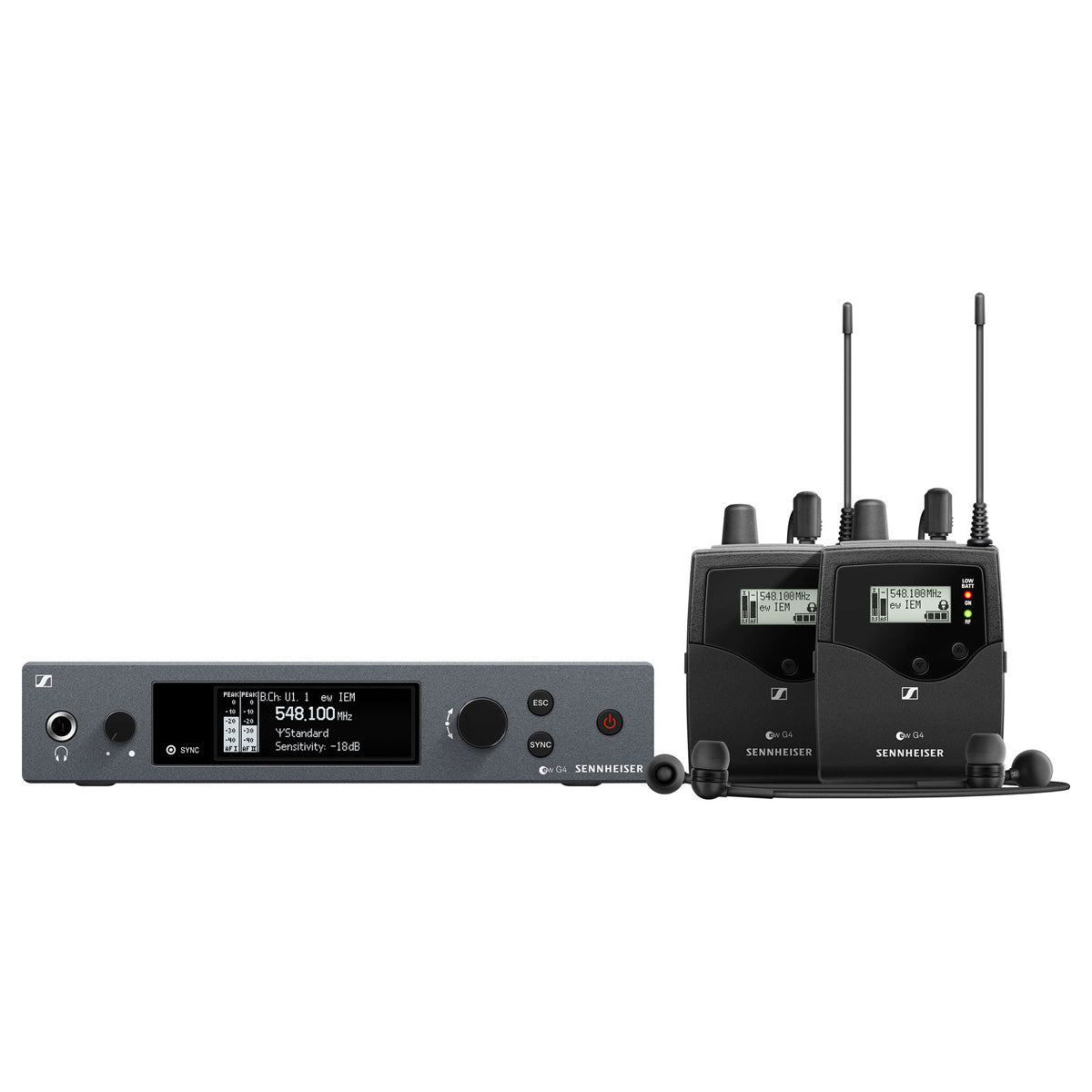 Sennheiser EW IEM G4-TWIN-A Wireless In-Ear Monitor Set