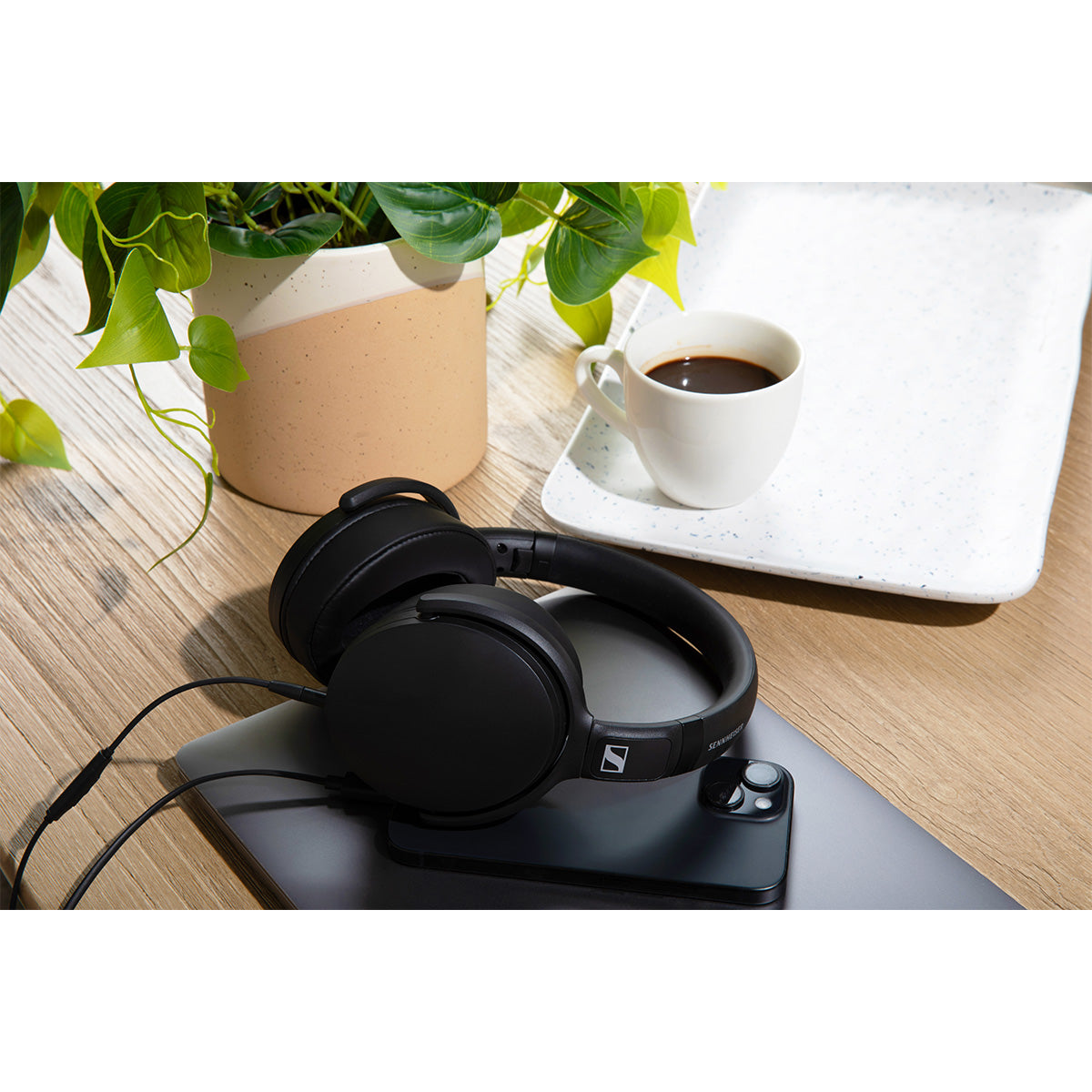 Sennheiser HD 400U Over-Ear USB-C Headphones, 1.4m Cable, USB-C Plug