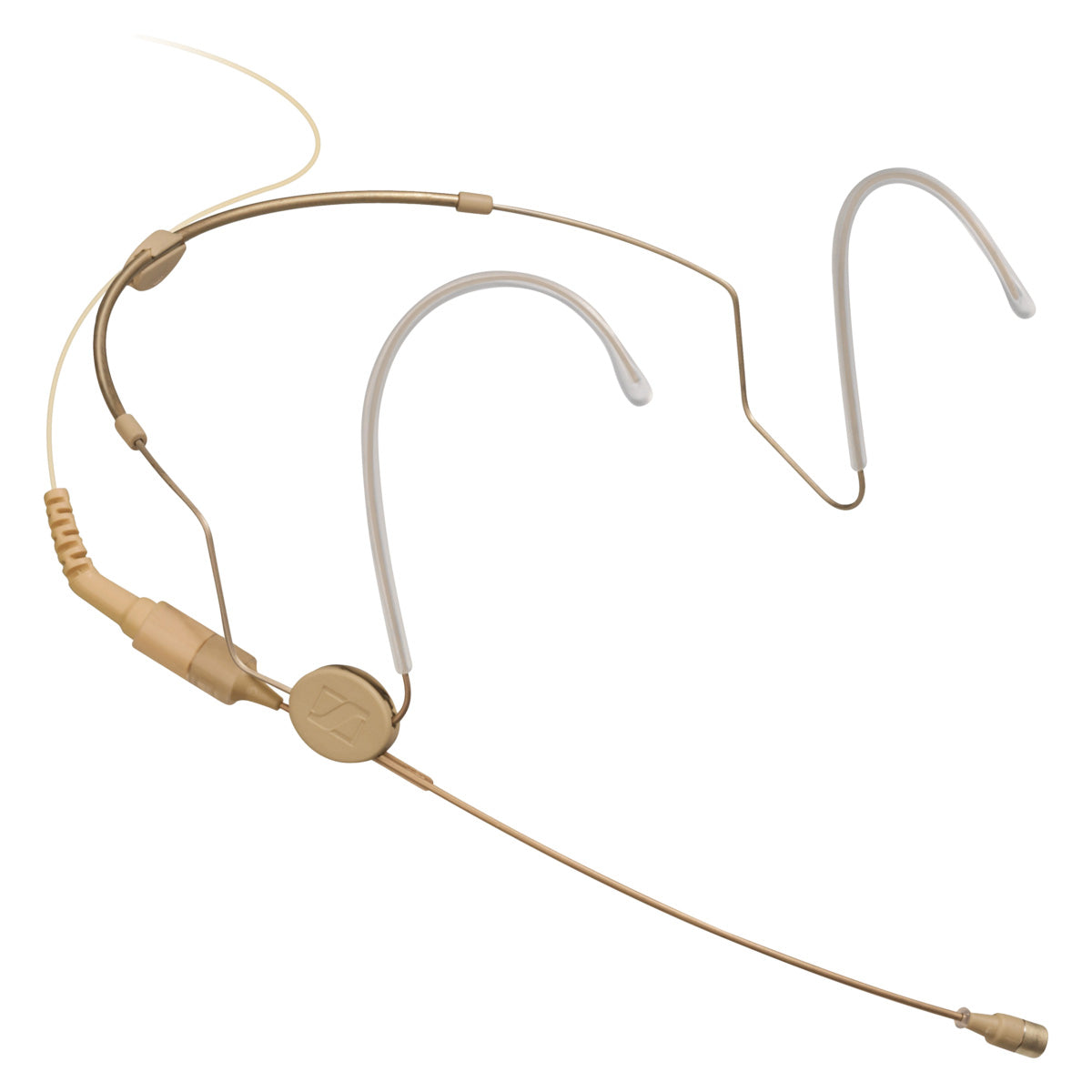 Sennheiser HSP 2 Omni-directional Neckmount Microphone with 3-pin LEMO Connector, 1.6m cable, Beige