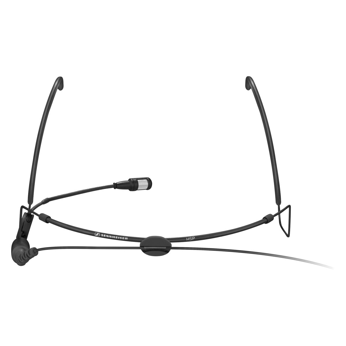 Sennheiser HSP 4-EW 3.5mm Connector Cardioid Neckmount Microphone, 1.6m cable, Charcoal Grey