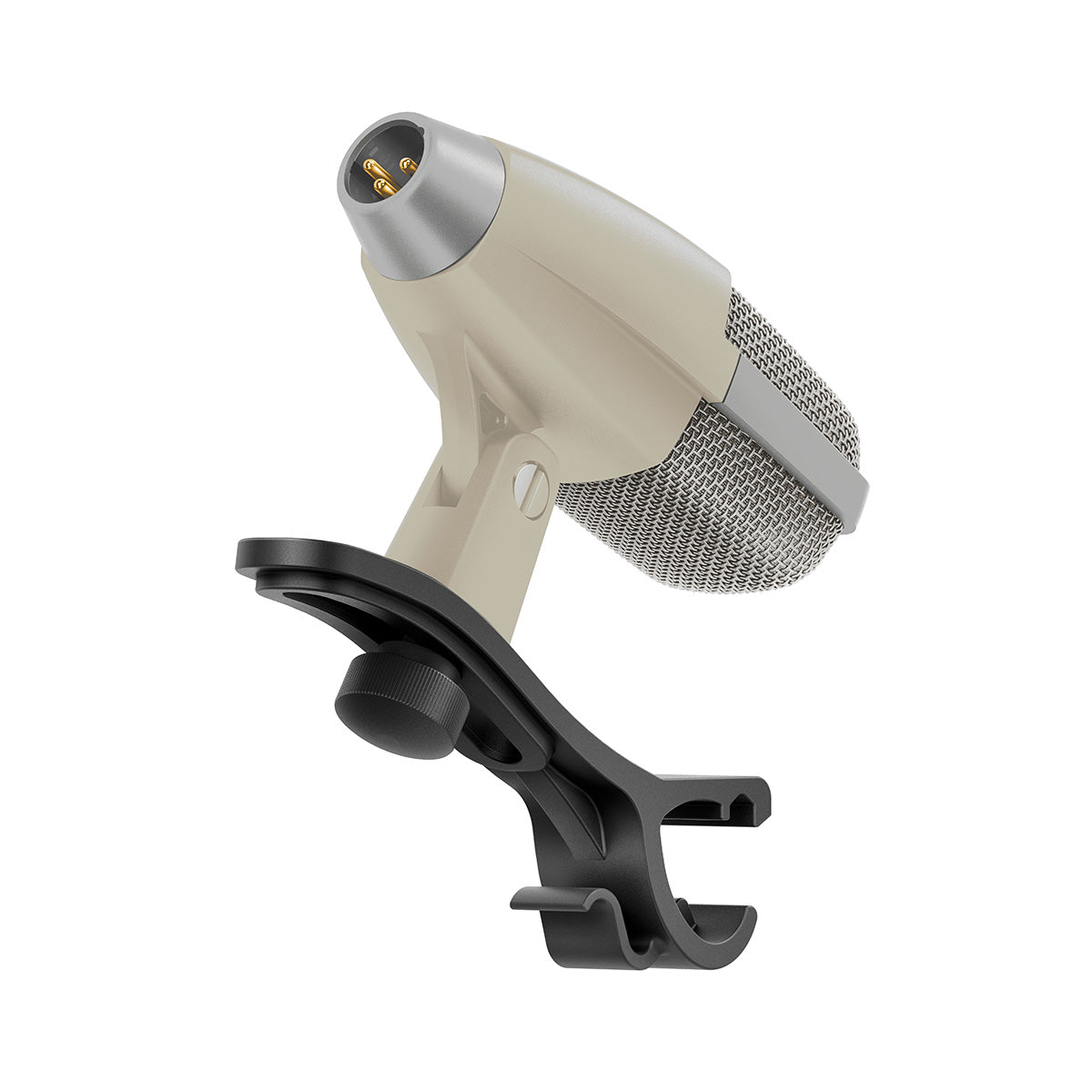 Sennheiser MD 421 KOMPAKT 80TH Edition, Multipurpose Dynamic Cardioid Microphone with Drum Clamp (Vintage Grey)