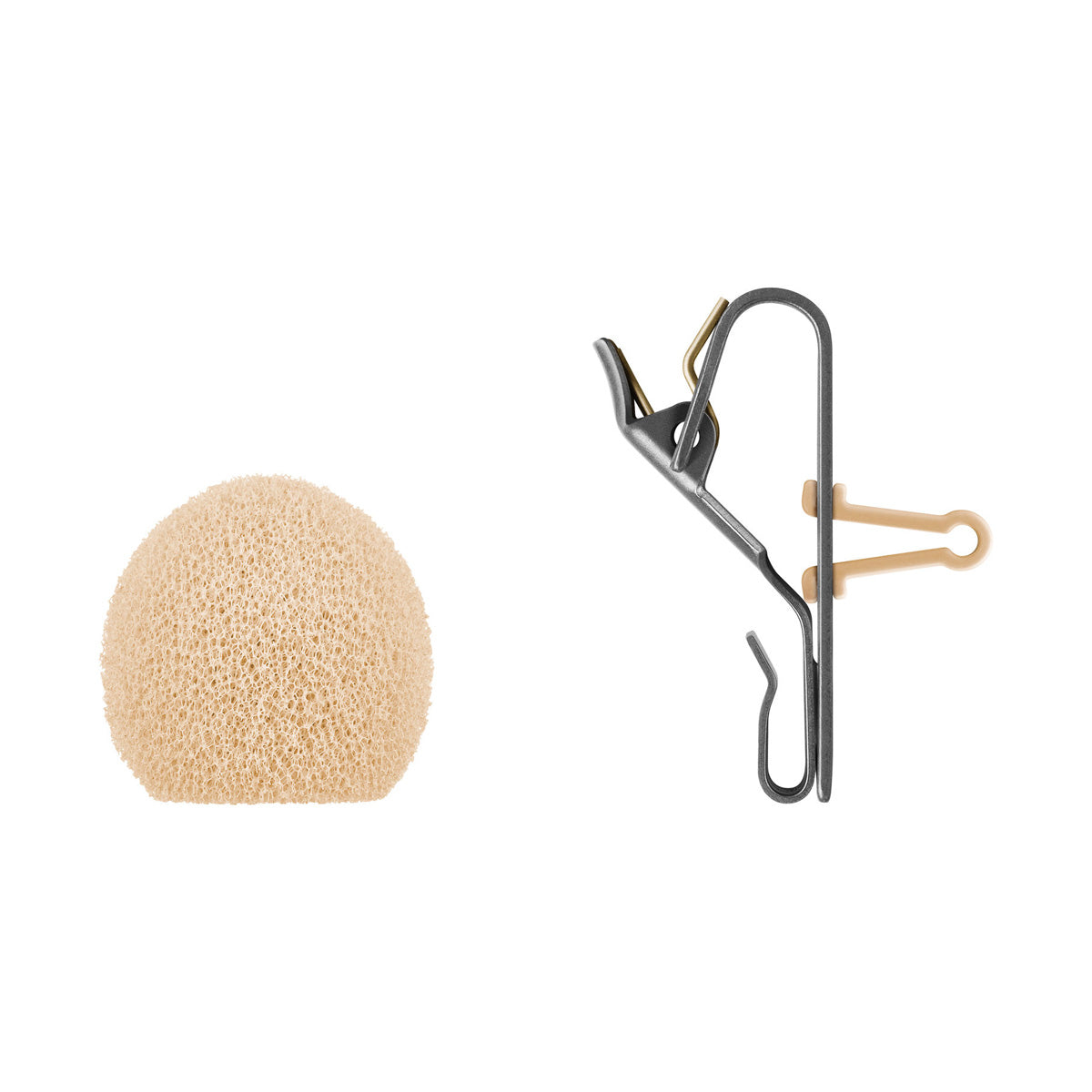 Sennheiser MKE Essential Omnidirectional Lavalier Microphone with 3-Pin Connector, 1.6m Cable, Beige