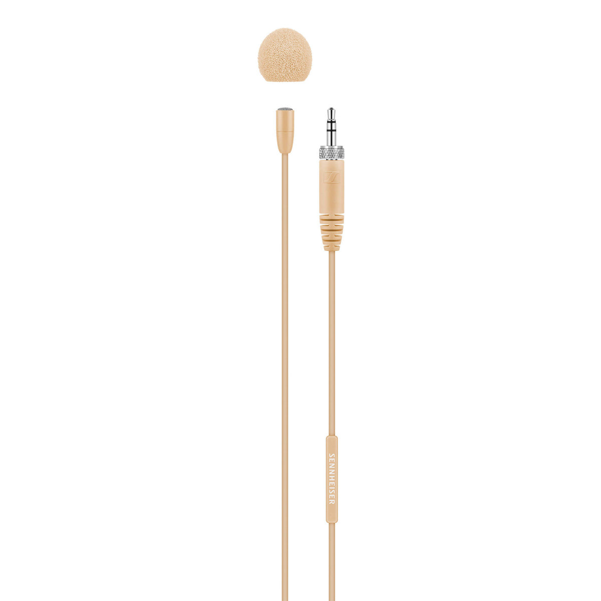 Sennheiser MKE Essential Omnidirectional Lavalier Microphone with 3.5mm Connector - Beige