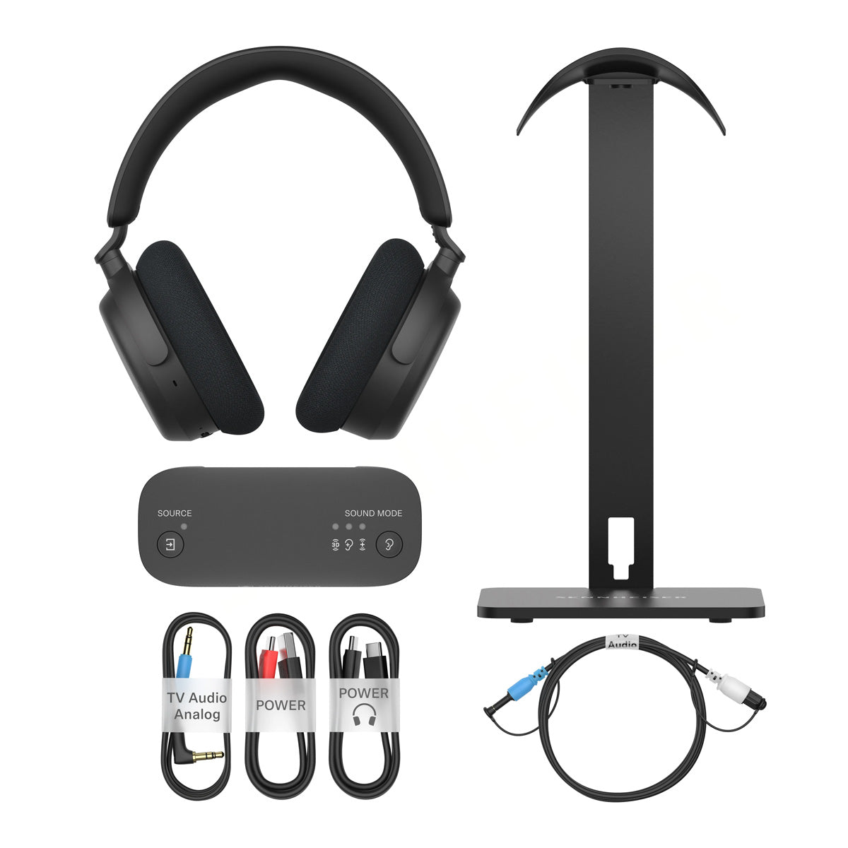 Sennheiser RS 275 Wireless TV Headphones Bundle with Auracast