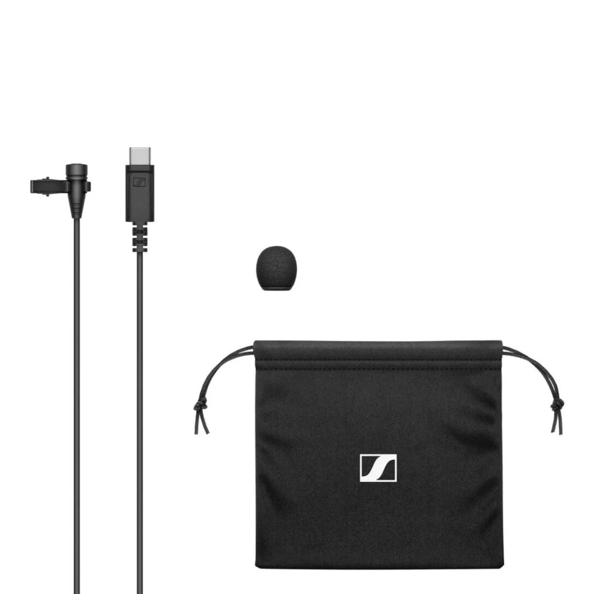 Sennheiser XS Lav USB-C Omnidirectional Lavalier Mic with 2m Cable & USB-C Connector