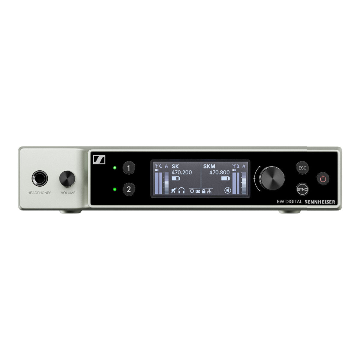 Sennheiser EW-DX SK-SKM-S BASE SET Dual-Channel Digital Wireless System with Bodypack & Handheld Transmitters, No Mics