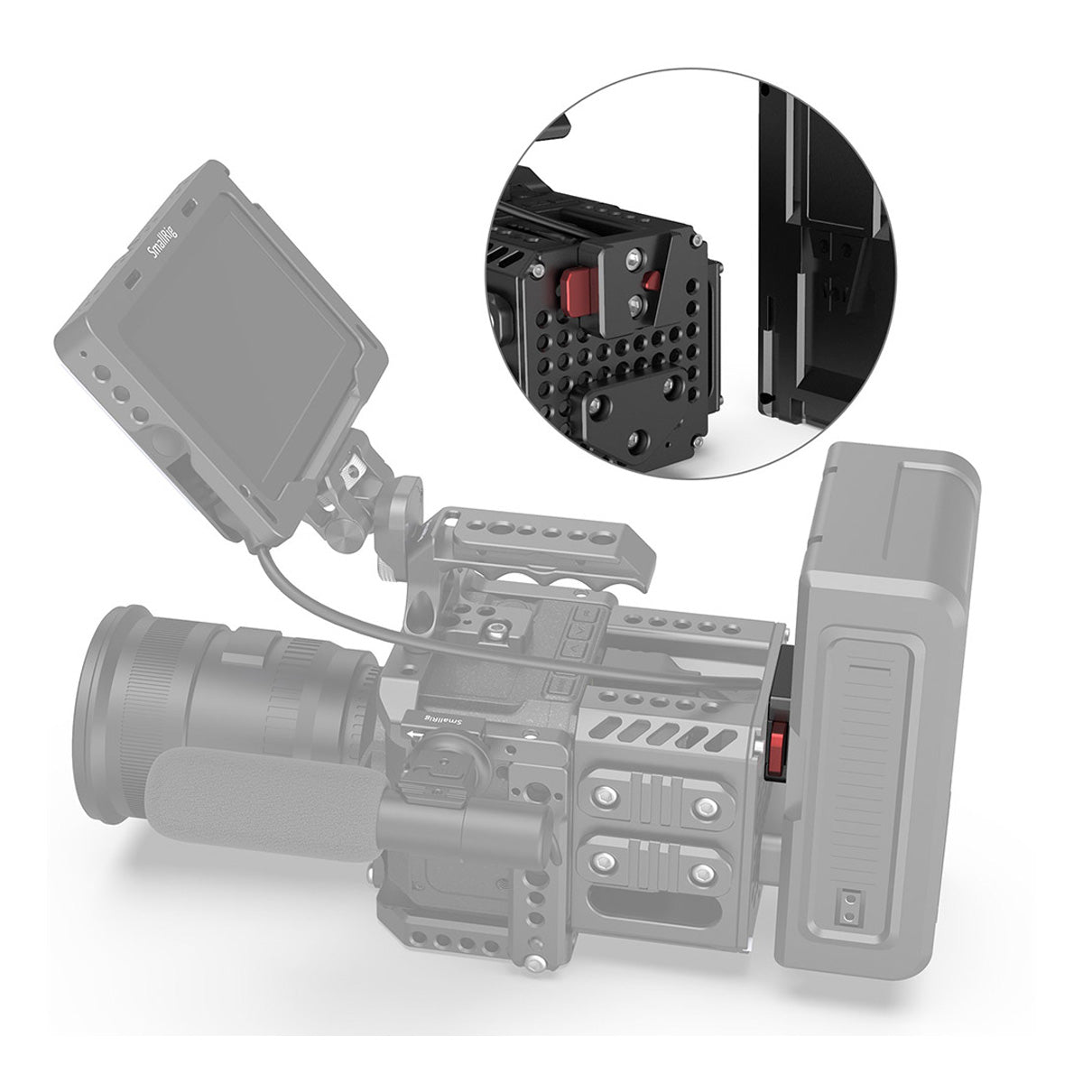 SmallRig mini V-Lock Mount Plate MD2801B