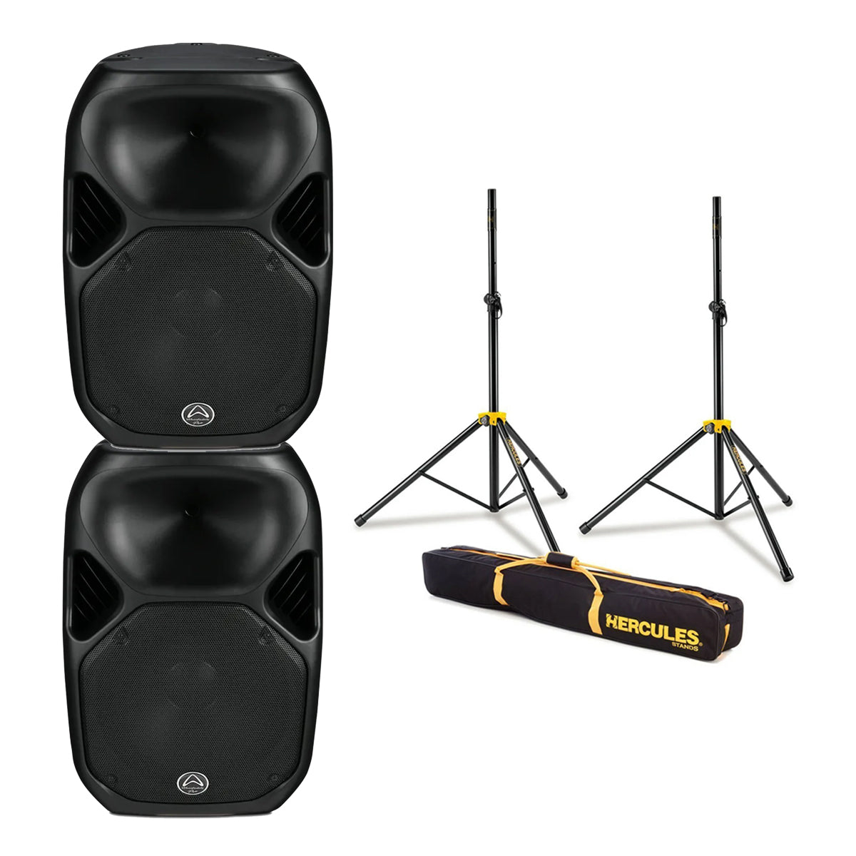 Wharfedale Titan AX12B Active Speaker Bundle