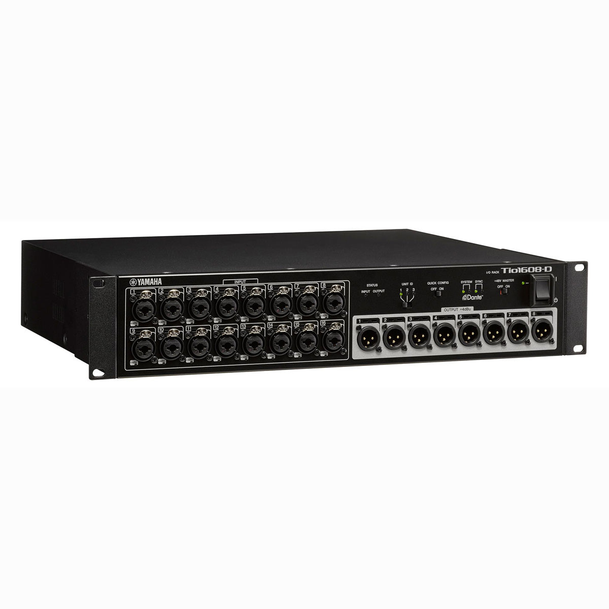 Yamaha Dante compliant 16in/8out Stagebox - D2 version