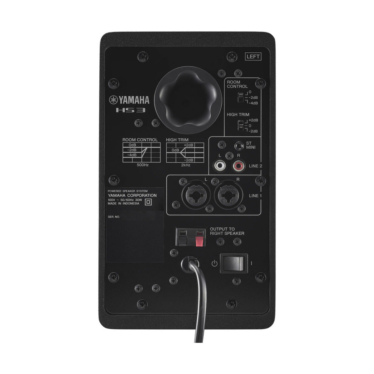 Yamaha HS3 Active 3.5" 2-Way Studio Monitors - Black