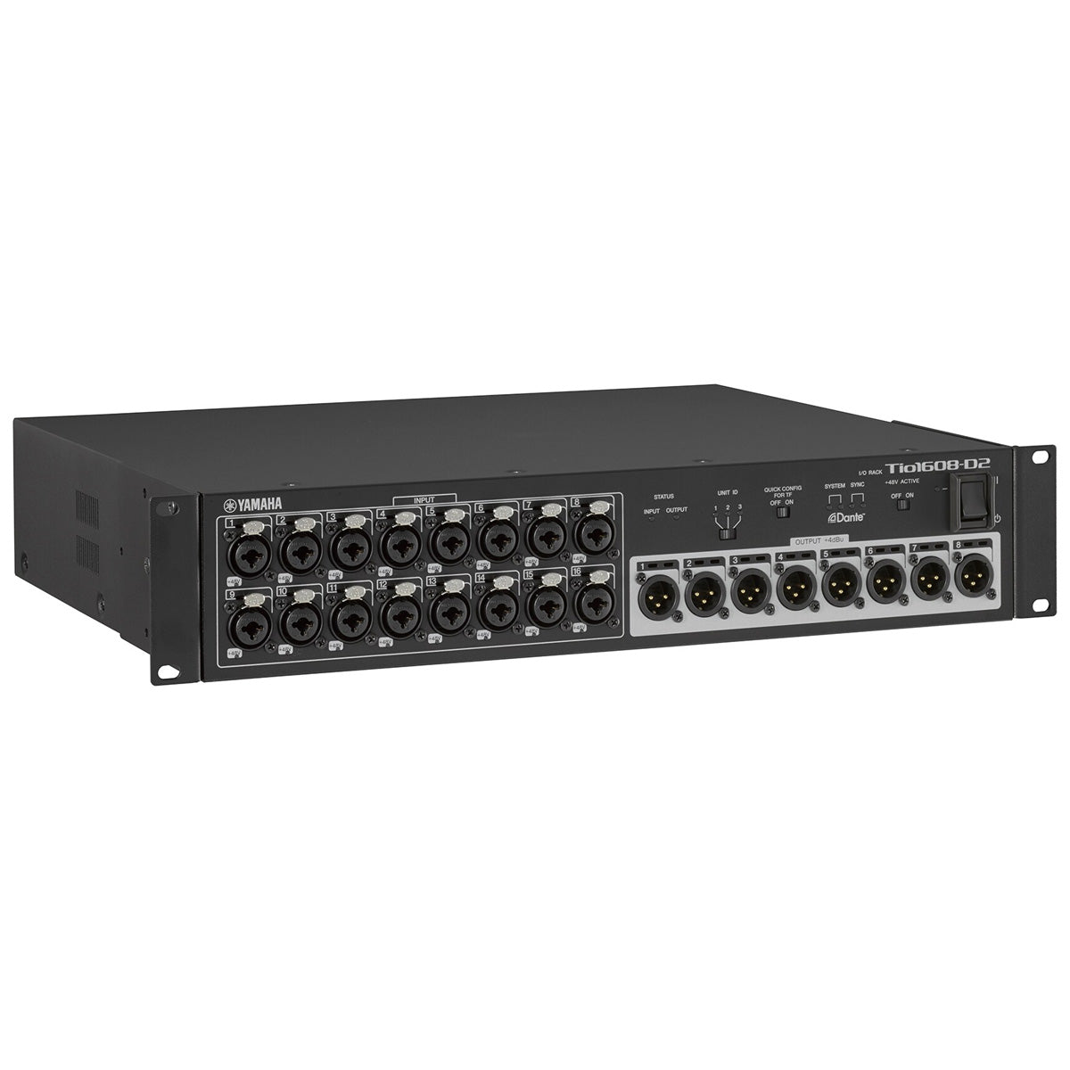 Yamaha TIO1608-D2 Dante compliant 16in/8out Stagebox - D2 version