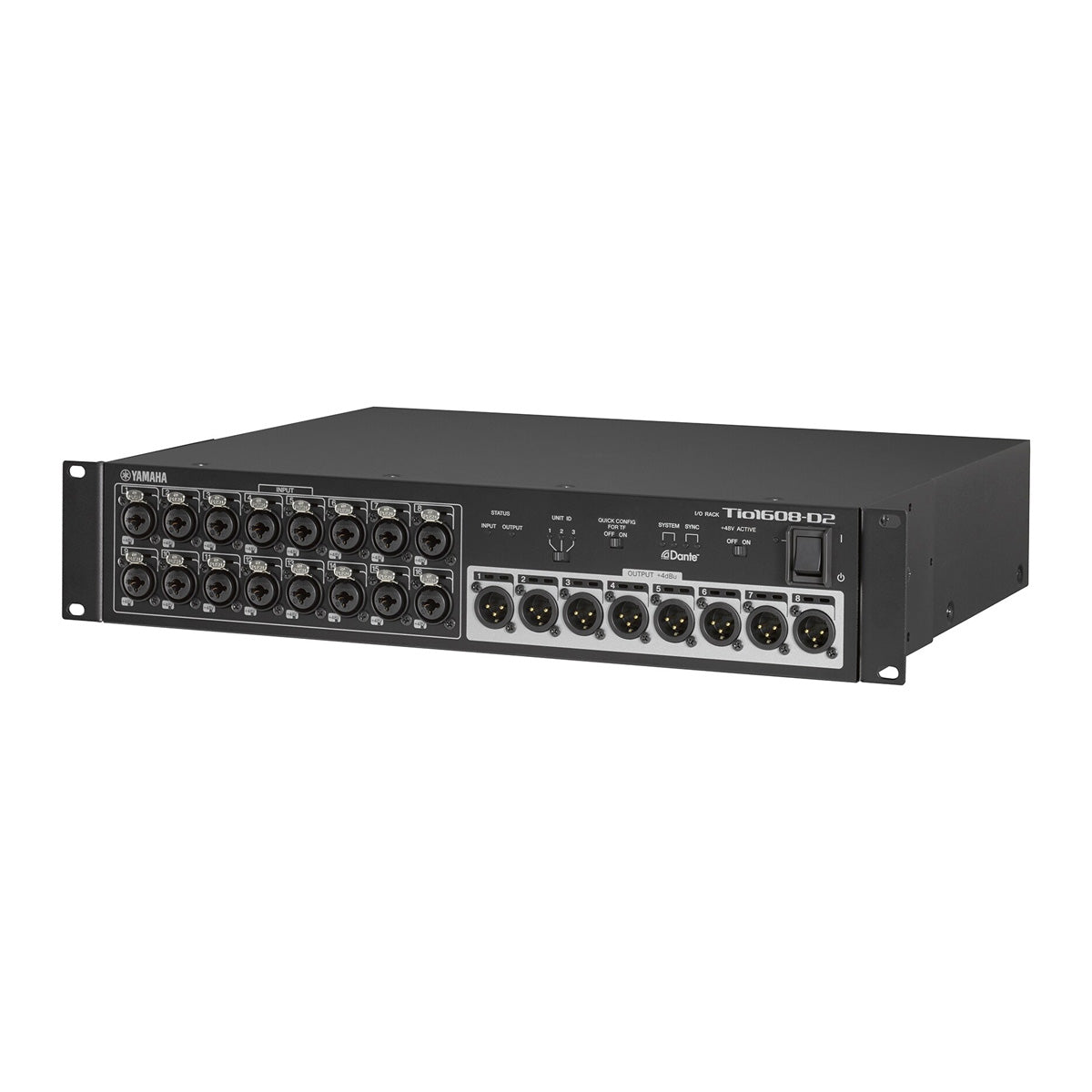 Yamaha TIO1608-D2 Dante compliant 16in/8out Stagebox - D2 version