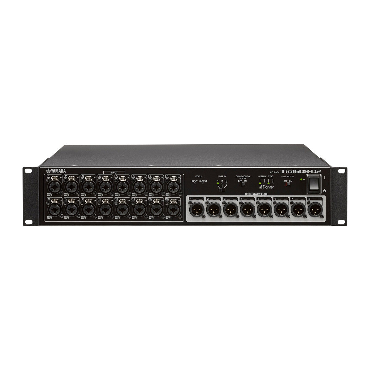 Yamaha TIO1608-D2 Dante compliant 16in/8out Stagebox - D2 version