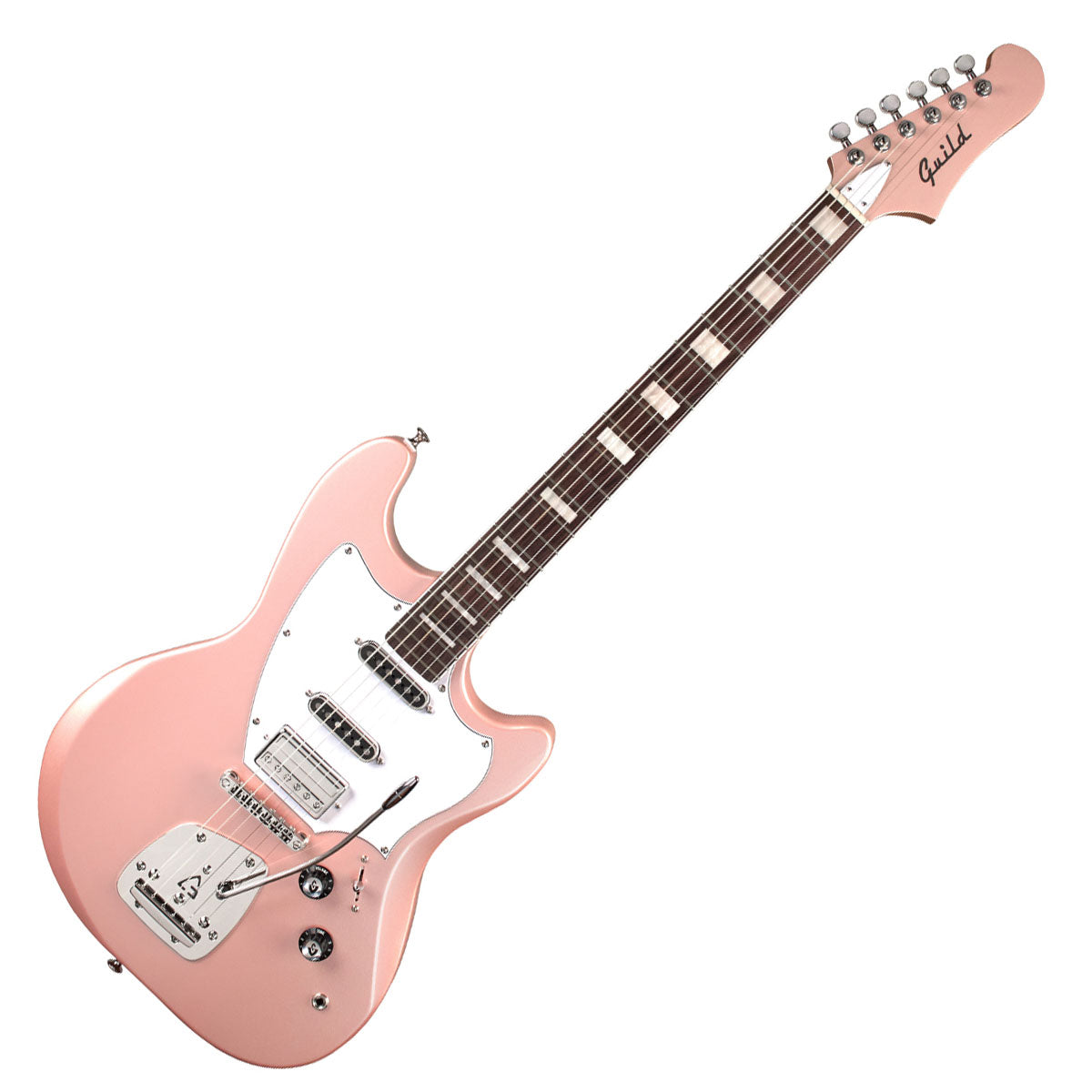 Guild Surfliner Deluxe Electric Guitar - Rose Quartz Metallic