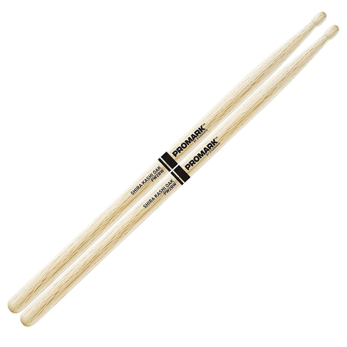 Promark PW2BW Oak 2B Wood Tip Drumsticks