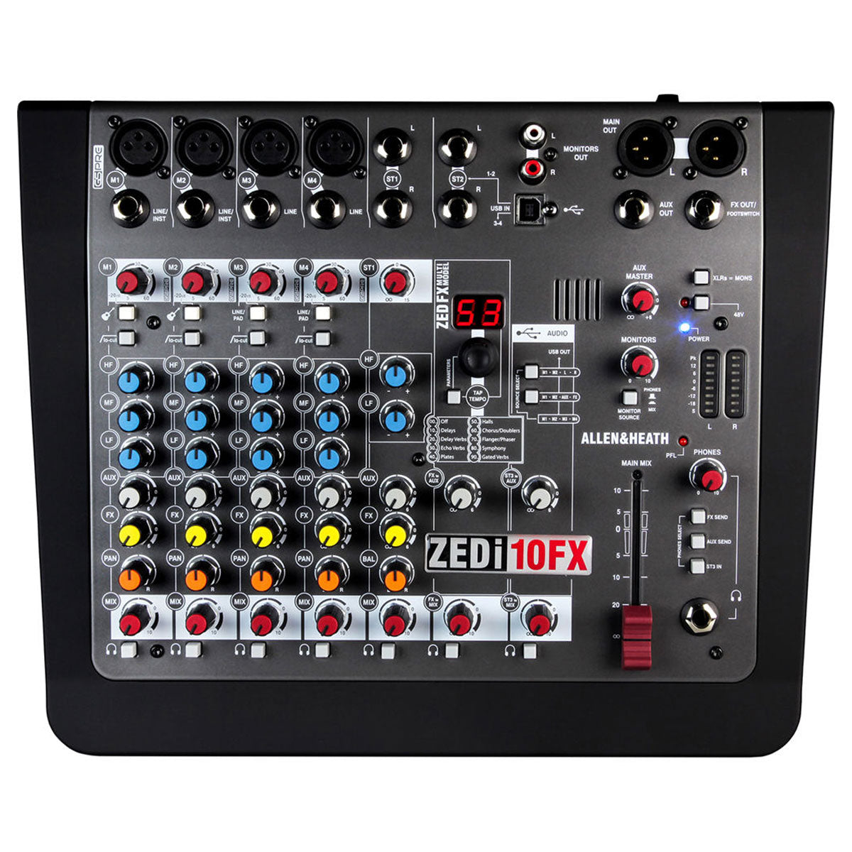 Allen & Heath ZEDi10FX Hybrid Compact Mixer / USB Interface with FX