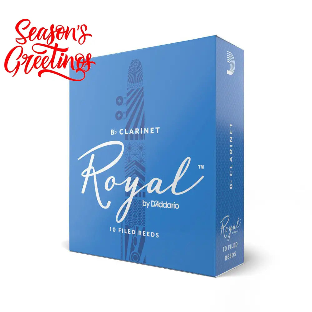 D’Addario RCB1025 Royal Bb Clarinet 2.5 Reed - Per Box Clarinets
