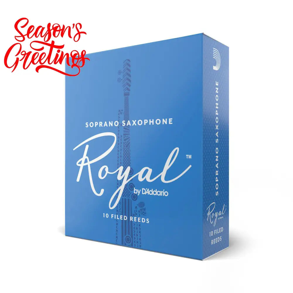 D’Addario RIB1010 Royal Soprano Sax 1 Reed - Per Box Saxophones