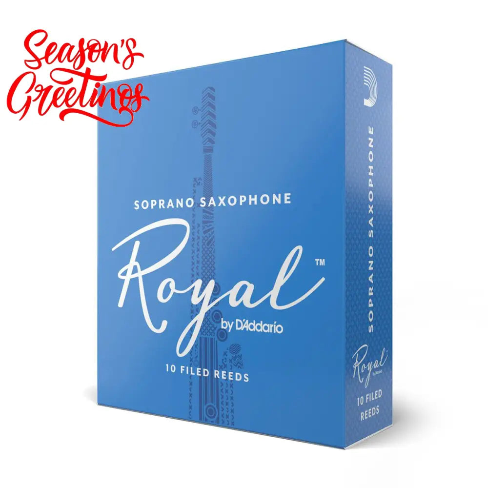 D’Addario RIB1015 Royal Soprano Sax 1.5 Reed - Per Box Saxophones