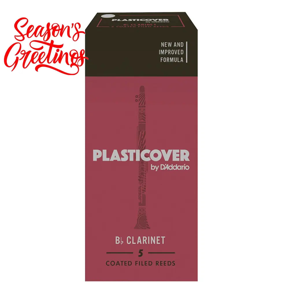 D’Addario RRP05BCL300 Plasticover Bb Clarinet 3 Reed - Per Box Clarinets