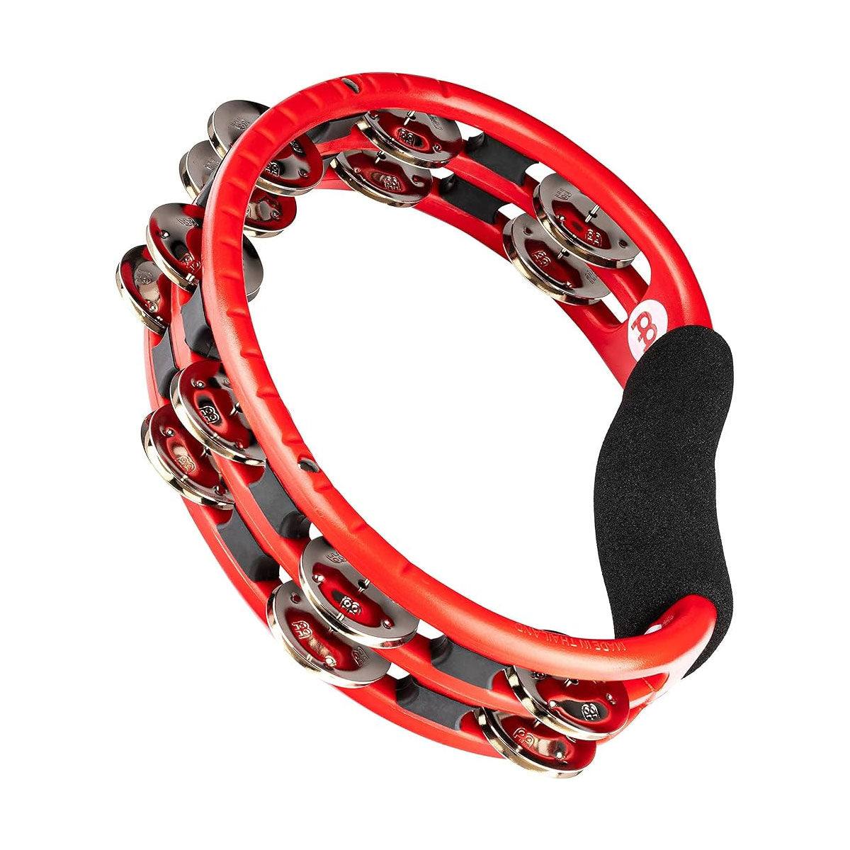 Meinl TMT1R Tambourine Hand Held Steel Jingles Red - B-Stock