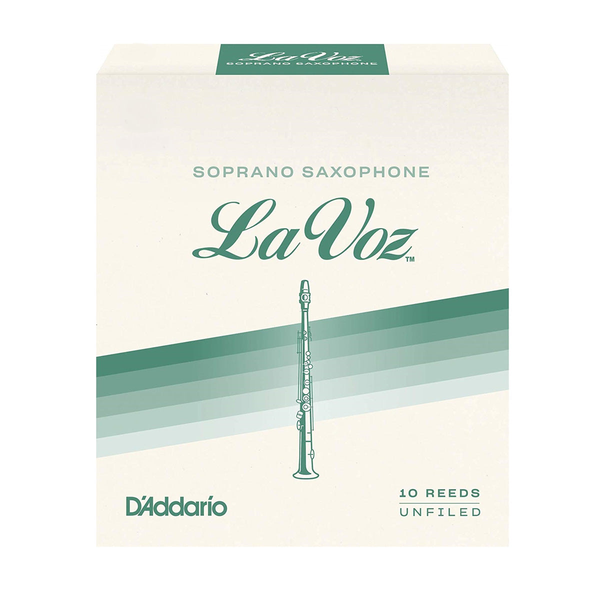 D'Addario RIC10MH La Voz Soprano Sax Medium Hard Reed - Per Reed