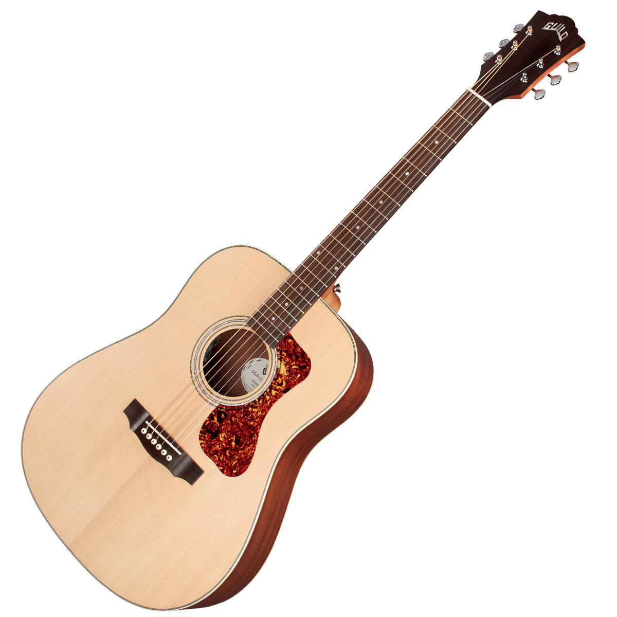 Guild D-240E Acoustic Guitar, Dreadnought Archback Solid Top - Natural