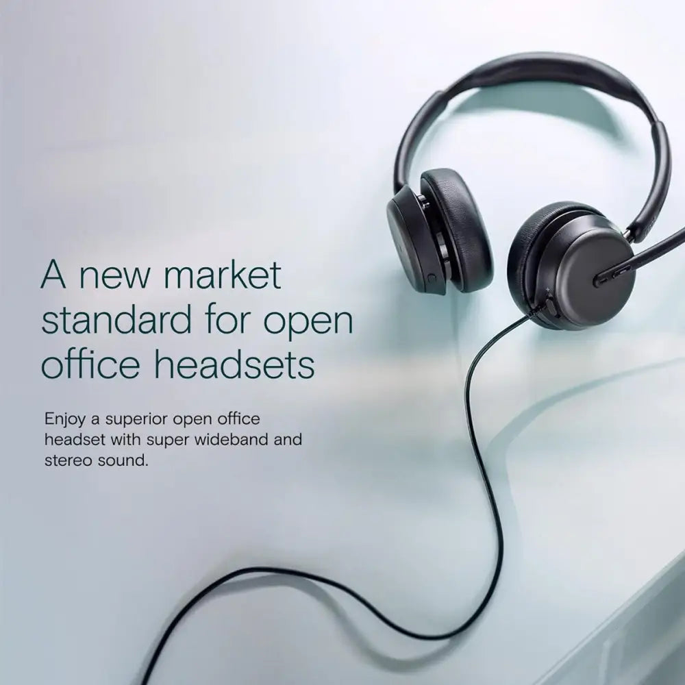 EPOS IMPACT 860 Double Sided Wired Office Headset with Active Noise Cancellation Binaural