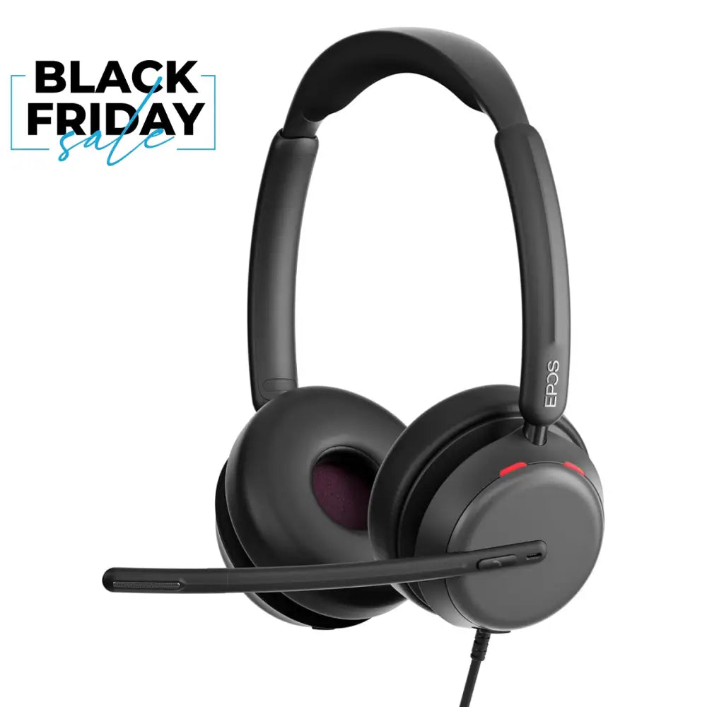EPOS IMPACT 860 Double Sided Wired Office Headset with Active Noise Cancellation Binaural