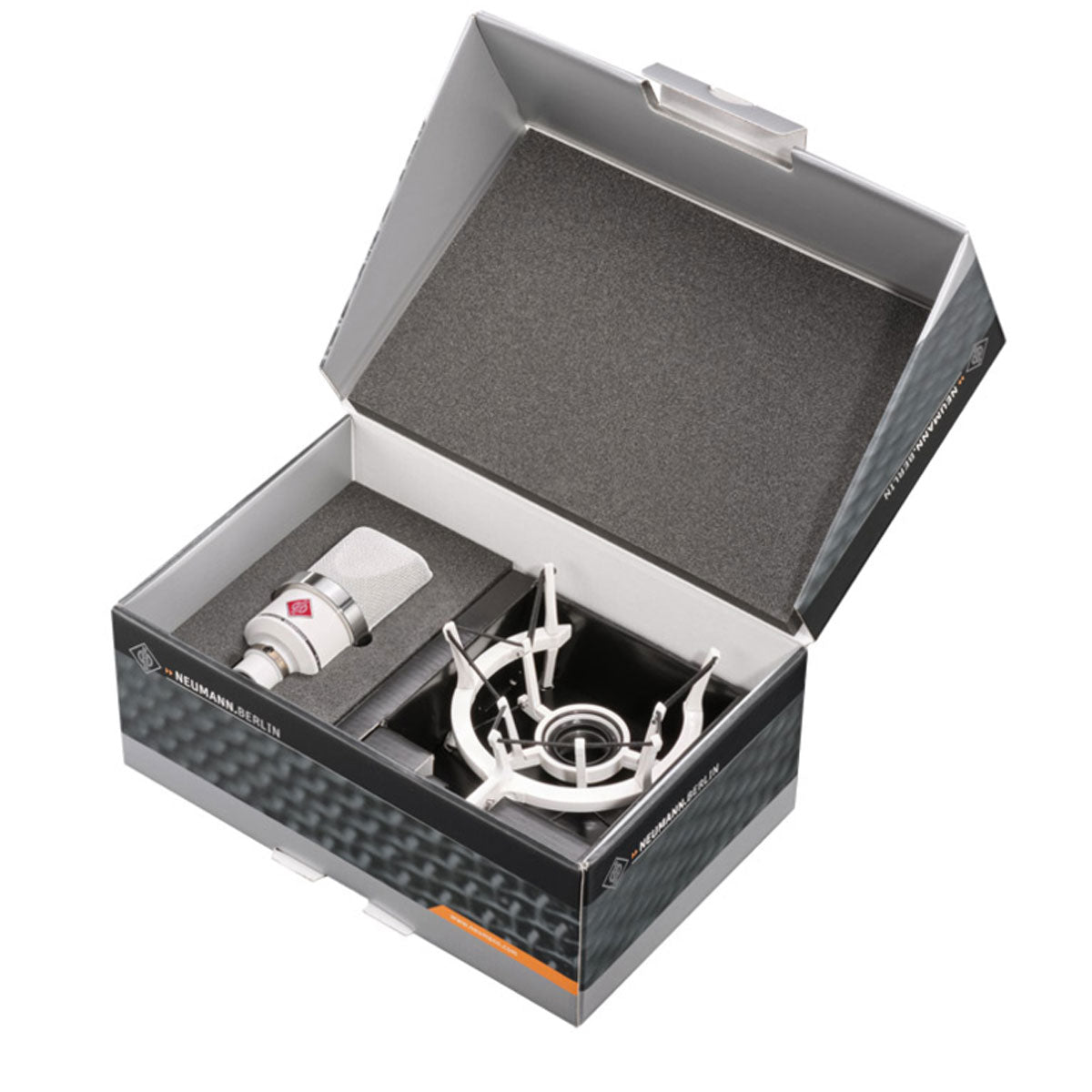 Neumann TLM 102 Studio Set Large Diaphragm Condenser Microphone - Limited White Edition