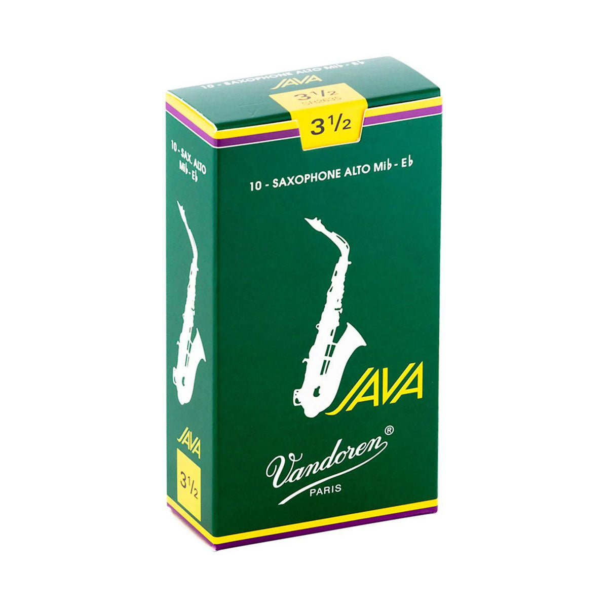 Vandoren Java Alto Sax Reeds 3.5 - Per Box 10
