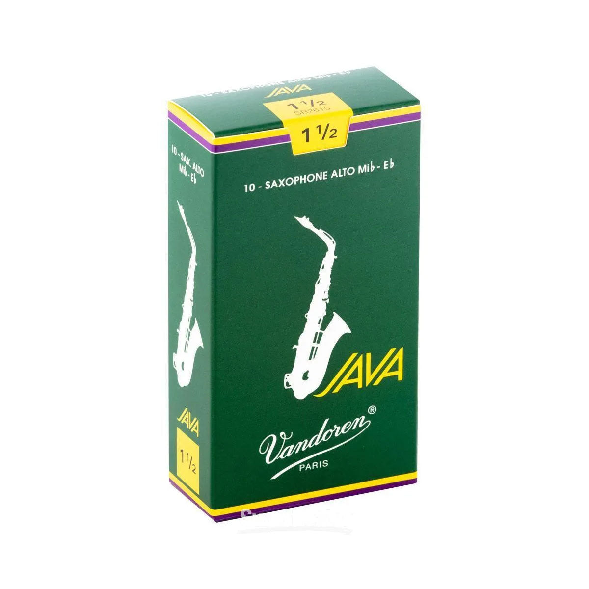 Vandoren Java Alto Sax Reeds 1.5 - Per Box 10