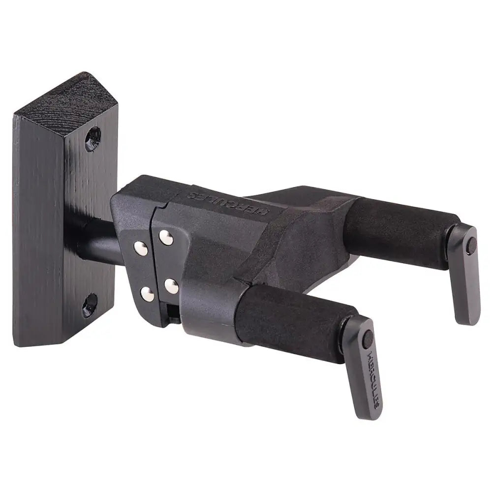 Hercules GSP38WBKPLUS Guitar Wall Hanger w/ Black Wood Base Wall Hangers