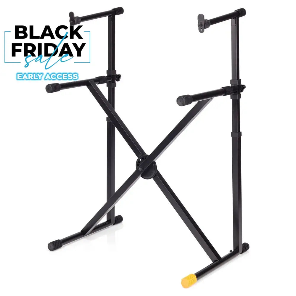 Hercules KS210B Double Tier X Keyboard Stand Keyboard Stands