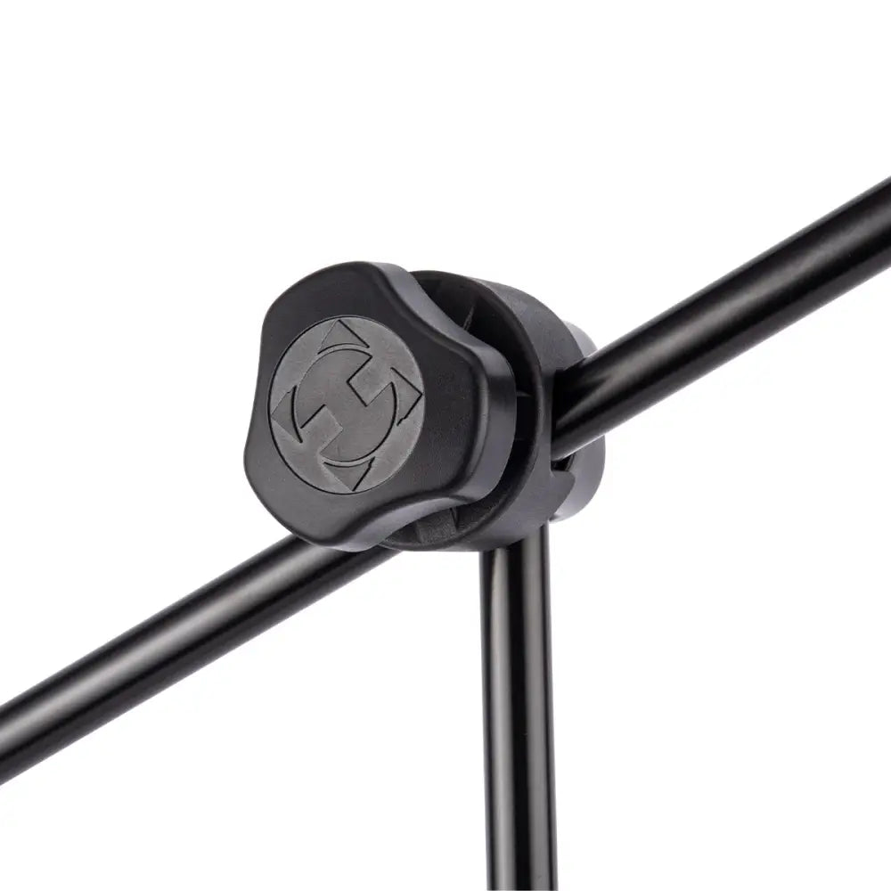 Hercules MS434B Stage Series Quick Turn Tripod Microphone Stand w/ 2-Way Boom Tripod Boom Stands